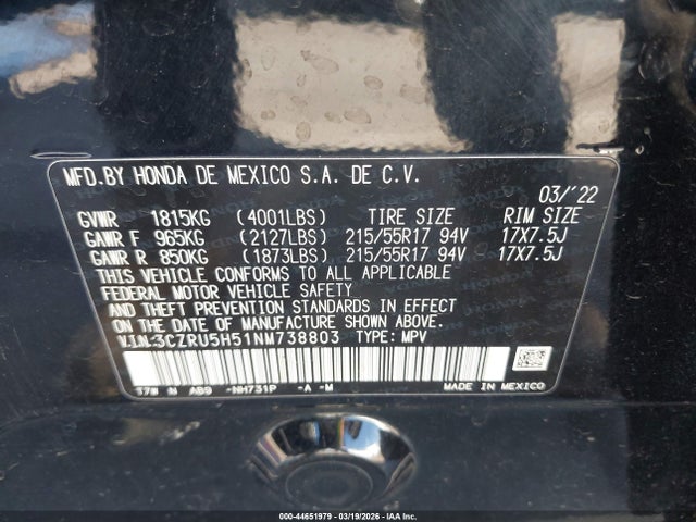 Honda HR-V 2wd Ex