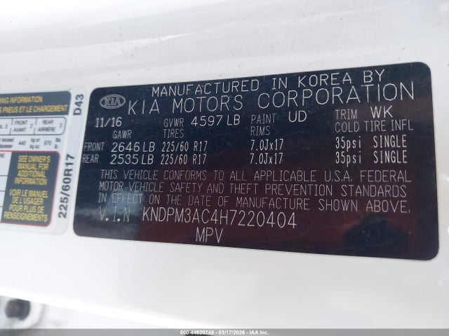 Kia Sportage Lx