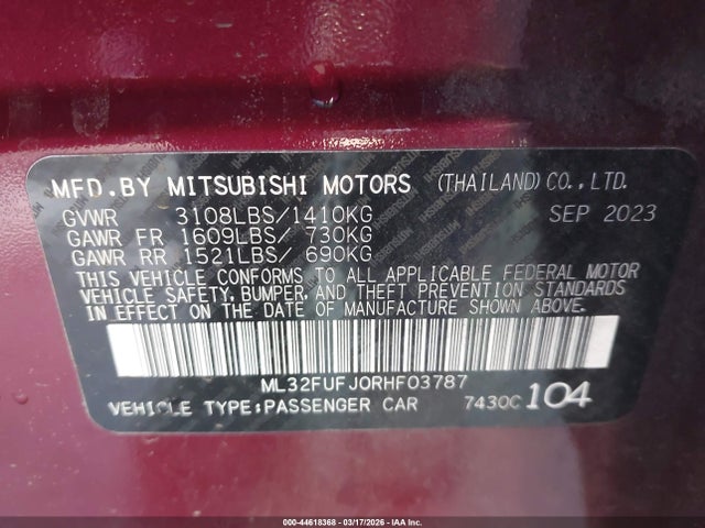 Mitsubishi Mirage Es