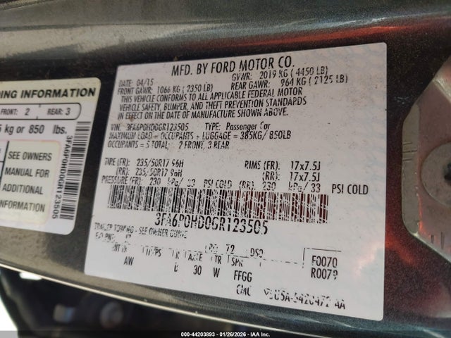 Ford Fusion Se