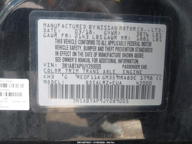 Nissan Sentra Sr