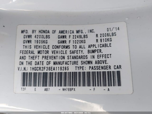 Honda Accord Lx