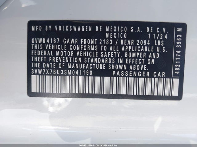 Volkswagen Jetta 1.5t Se