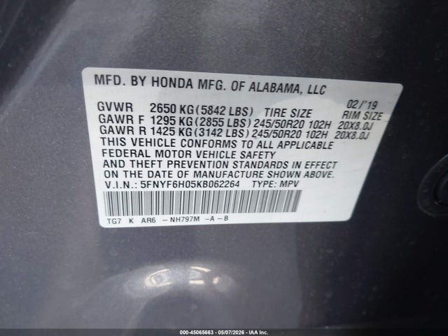 Honda Pilot Elite