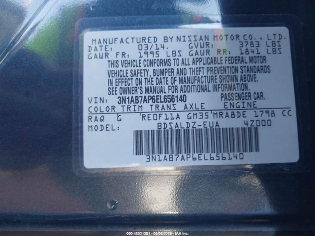 Nissan Sentra Sv
