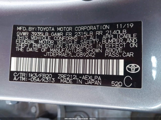 Toyota Corolla Le