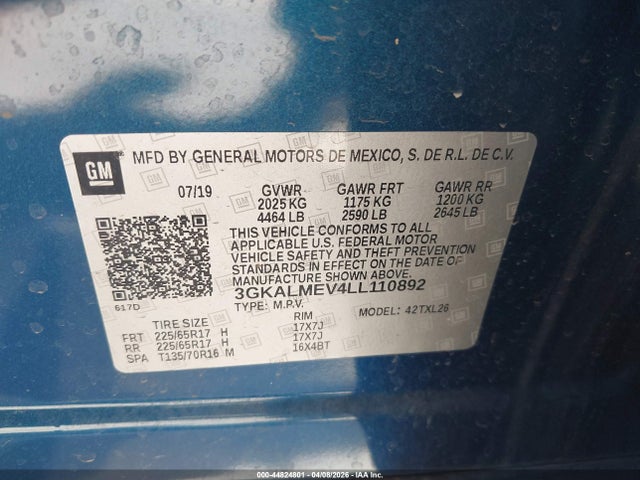 GMC Terrain Fwd Sle