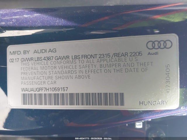 Audi A3 2.0t Premium