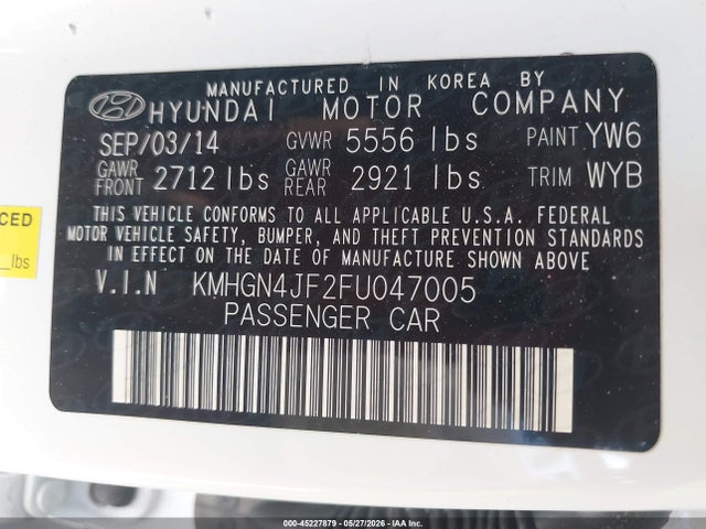 Hyundai Genesis 5.0