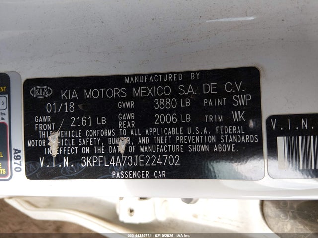 Kia Forte Lx