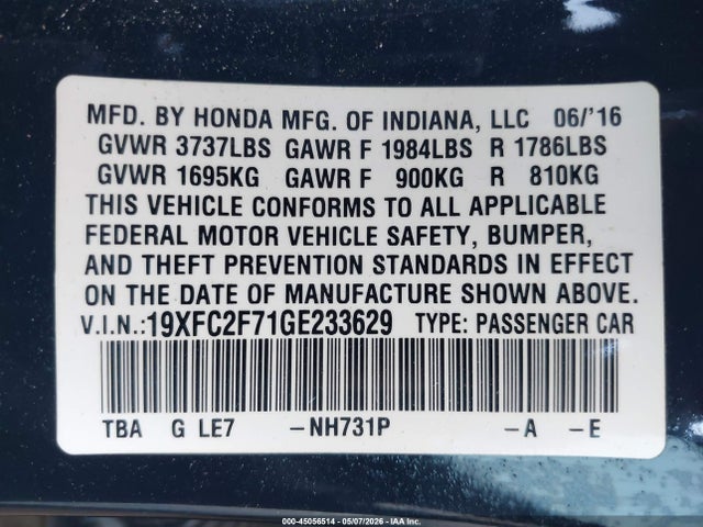 Honda Civic Ex