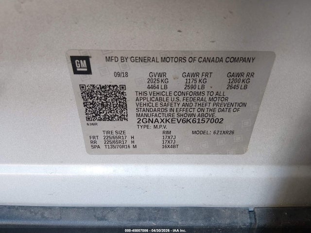 Chevrolet Equinox Lt