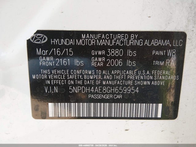 Hyundai ELANTRA Se