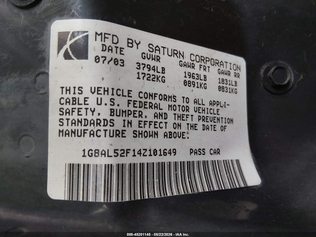 Saturn Ion 3