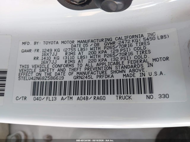 Toyota Tacoma Base V6