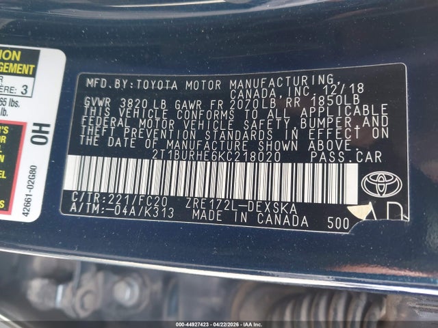 Toyota Corolla Se