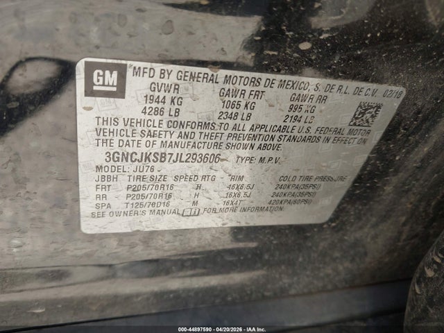 Chevrolet Trax Ls