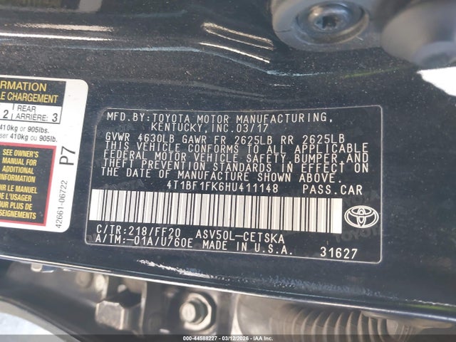 Toyota Camry Se