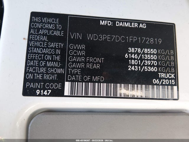 Mercedes-Benz Sprinter 2500 Normal Roof
