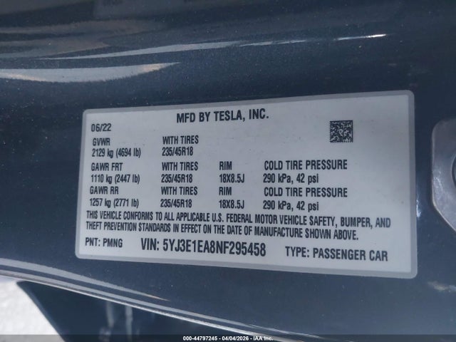 Tesla Model 3 Rear-wheel Drive