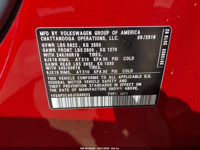 Volkswagen Atlas 2.0t S