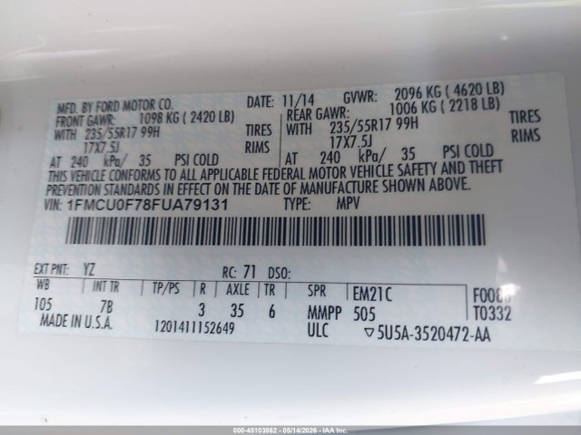 Ford Escape S