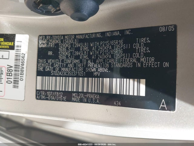 Toyota Sienna Le