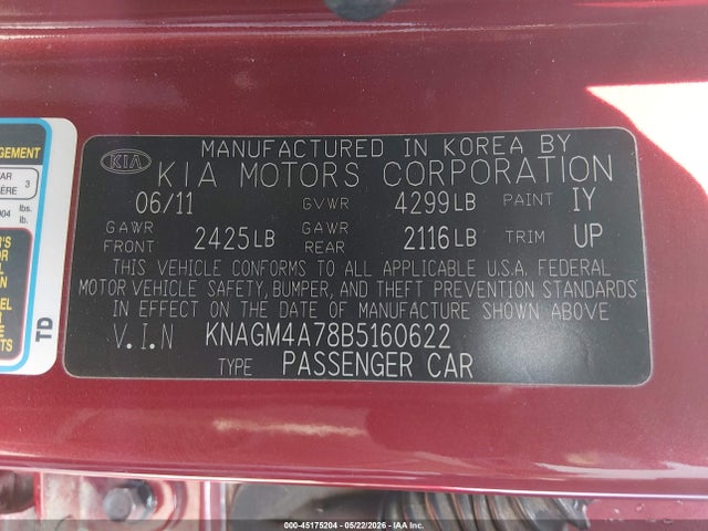 Kia Optima Lx