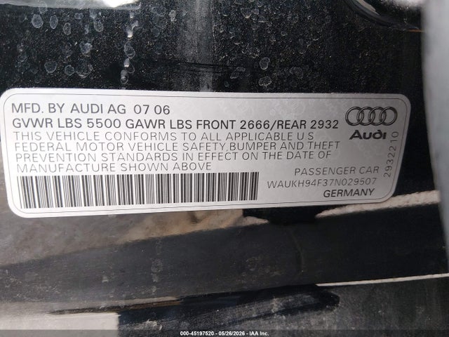 Audi A6 3.2 Avant