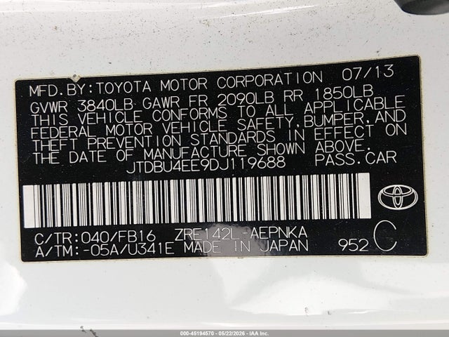 Toyota Corolla Le