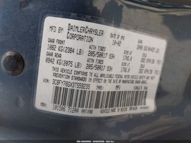 Chrysler PT Cruiser Gt