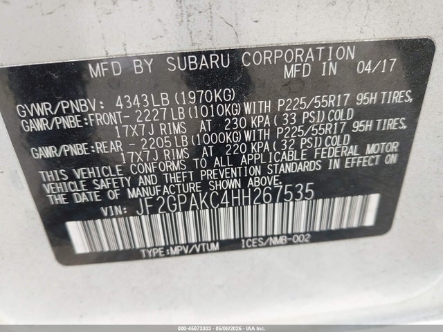 Subaru Crosstrek 2.0i Limited