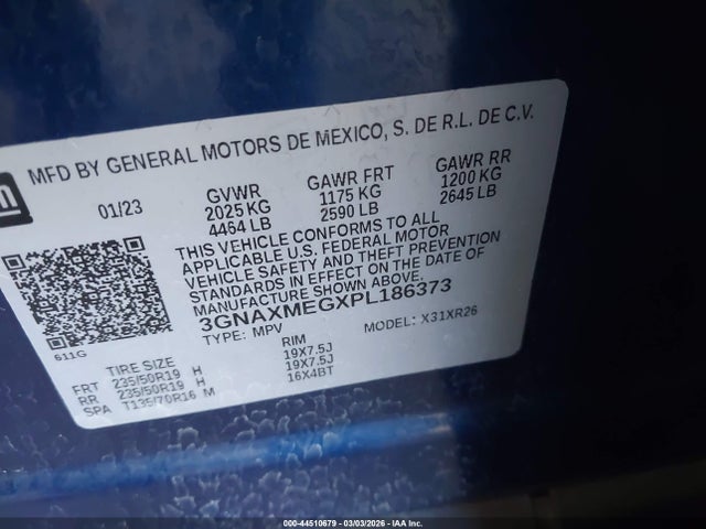 Chevrolet Equinox Fwd Rs
