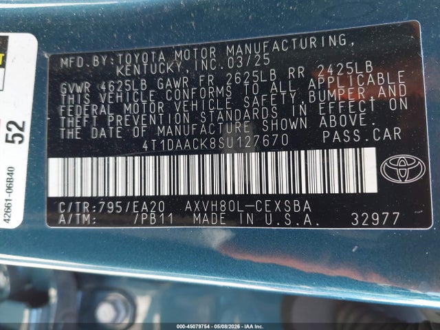 Toyota Camry Se