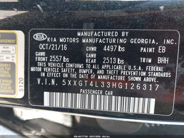 Kia Optima Lx