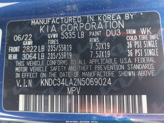Kia EV6 Wind