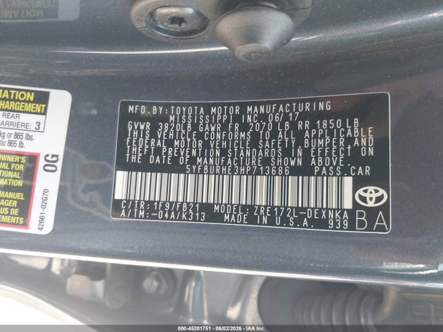 Toyota Corolla Le