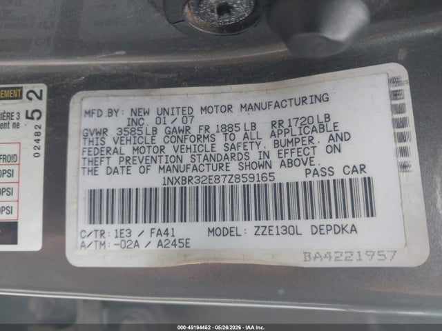 Toyota Corolla Ce