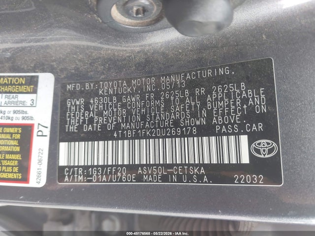 Toyota Camry Se