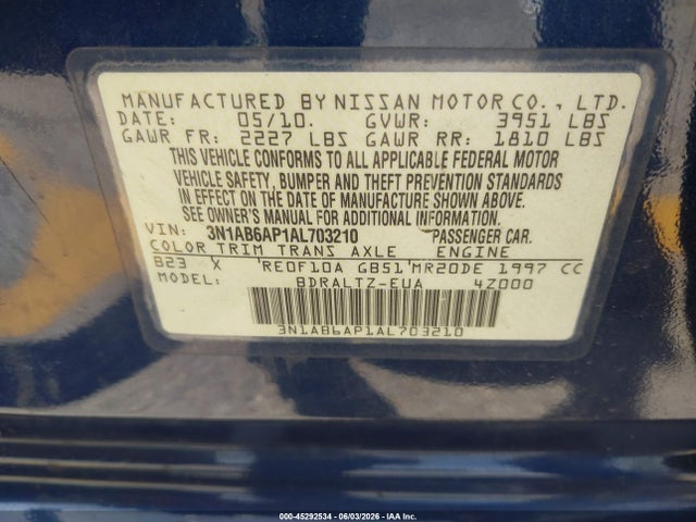 Nissan Sentra 2.0s