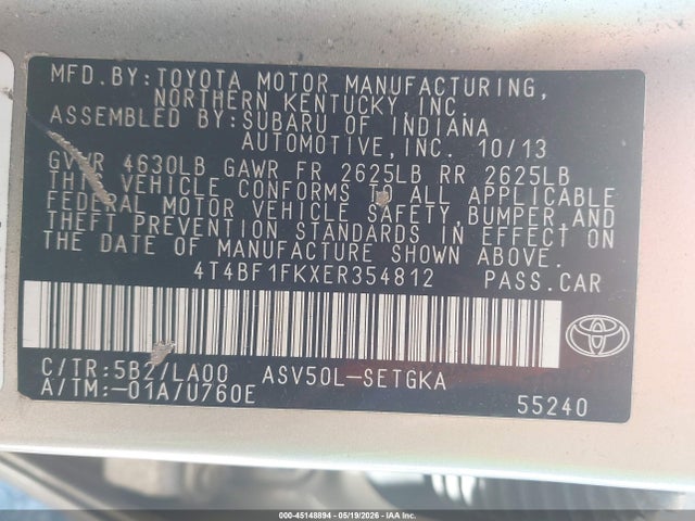 Toyota Camry Xle