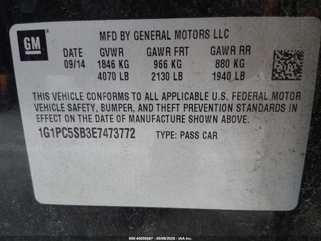 Chevrolet Cruze 1lt Auto