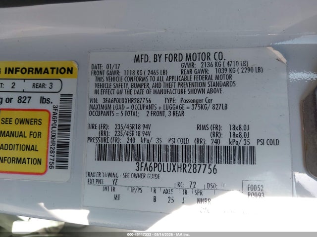 Ford Fusion Se