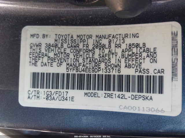 Toyota Corolla S
