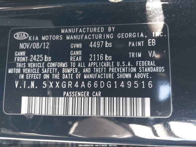 Kia Optima Sx