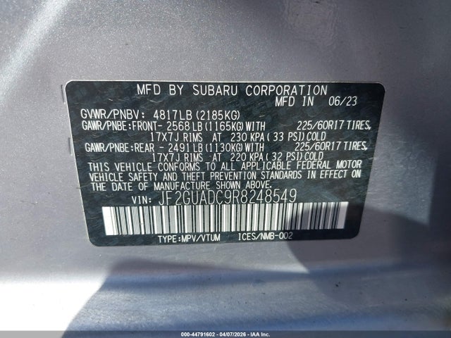 Subaru Crosstrek Premium
