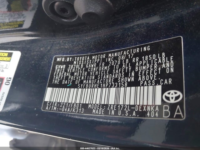 Toyota Corolla Le