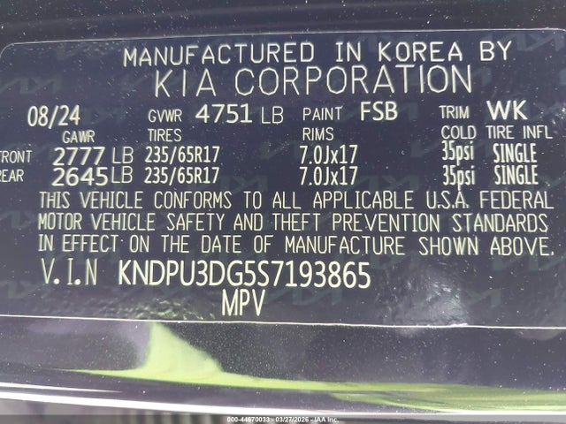 Kia Sportage Lx