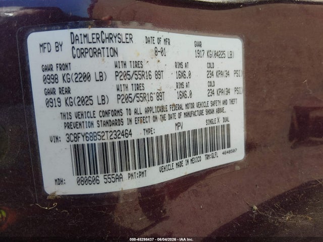 Chrysler PT Cruiser Limited