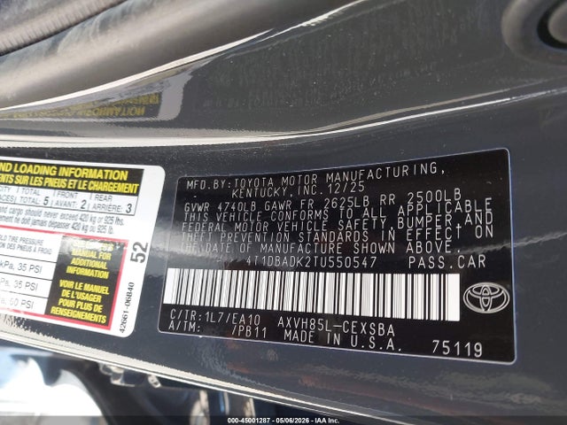Toyota Camry Se